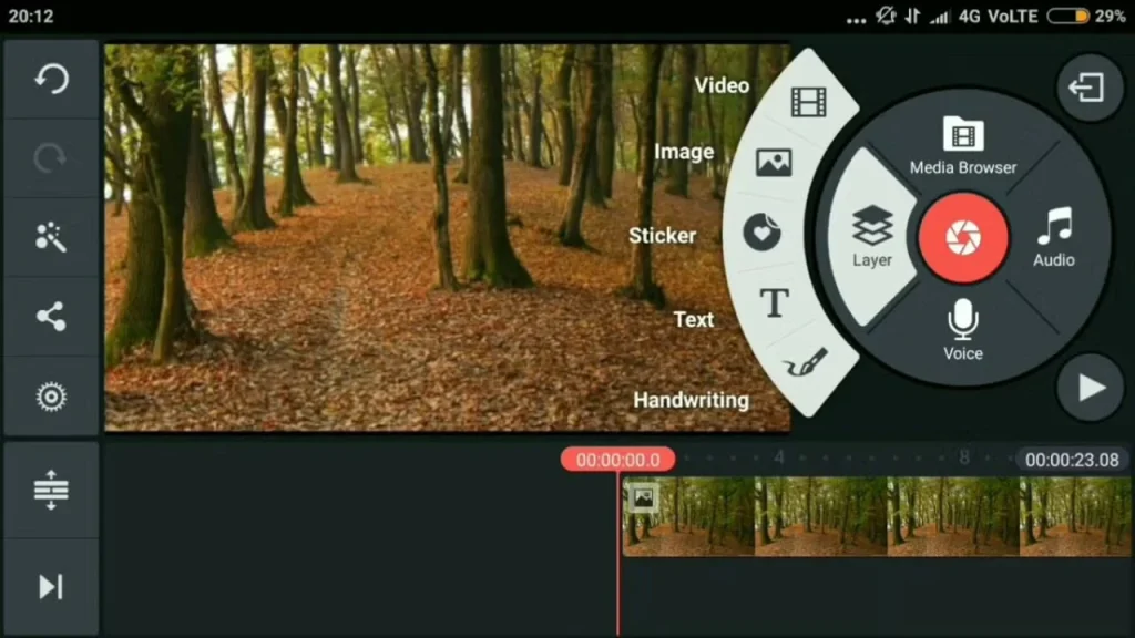 Voice and Audio Tools kinemaster